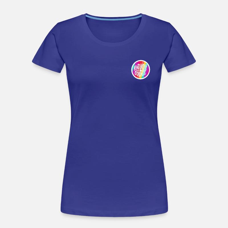 Trolls La gentilezza conta Logo Multicolore - Maglietta ecologica premium da donna - blue royal