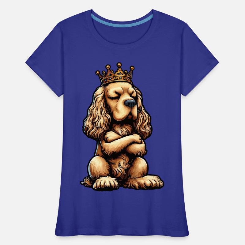 Cocker Spaniel Cocker Chien Cocker Propriétaire de cocker Spaniel T-shirt bio Premium Femme