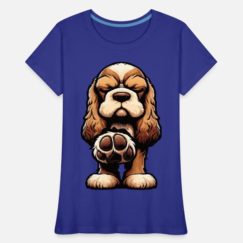 Cocker Spaniel Cocker Chien Cocker Propriétaire de cocker Spaniel T-shirt bio Premium Femme
