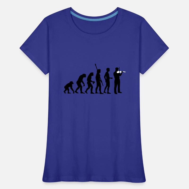 evolution_geiger Frauen Premium Bio T-Shirt