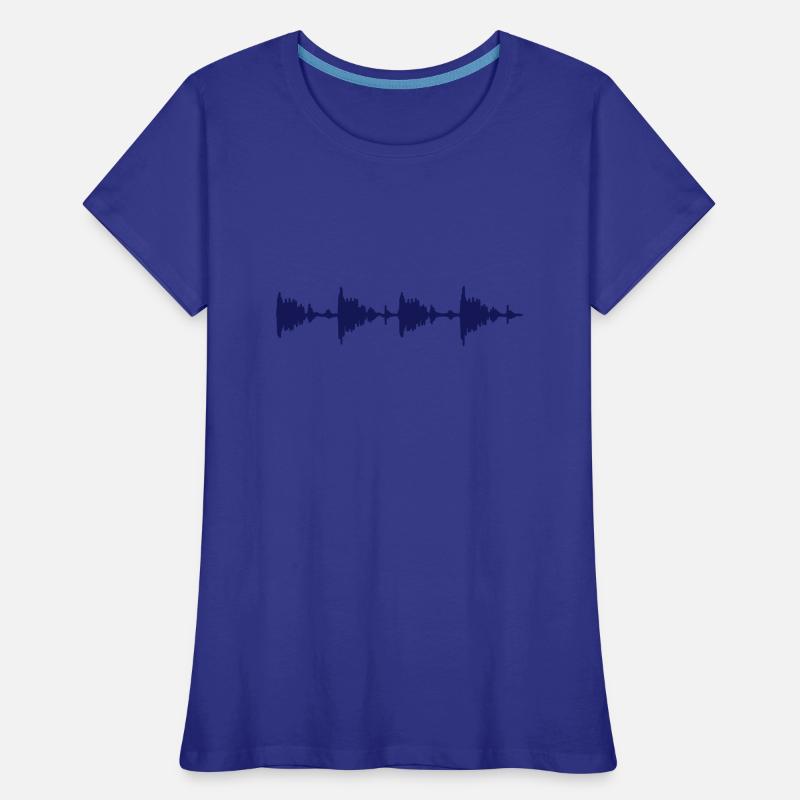 Waveform - Sample - Drumloop T-shirt bio Premium Femme