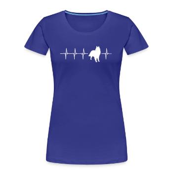 Drôle Groenendael Idée cadeau - T-shirt bio Premium Femme - bleu roi - Devant - Mia (176cm)