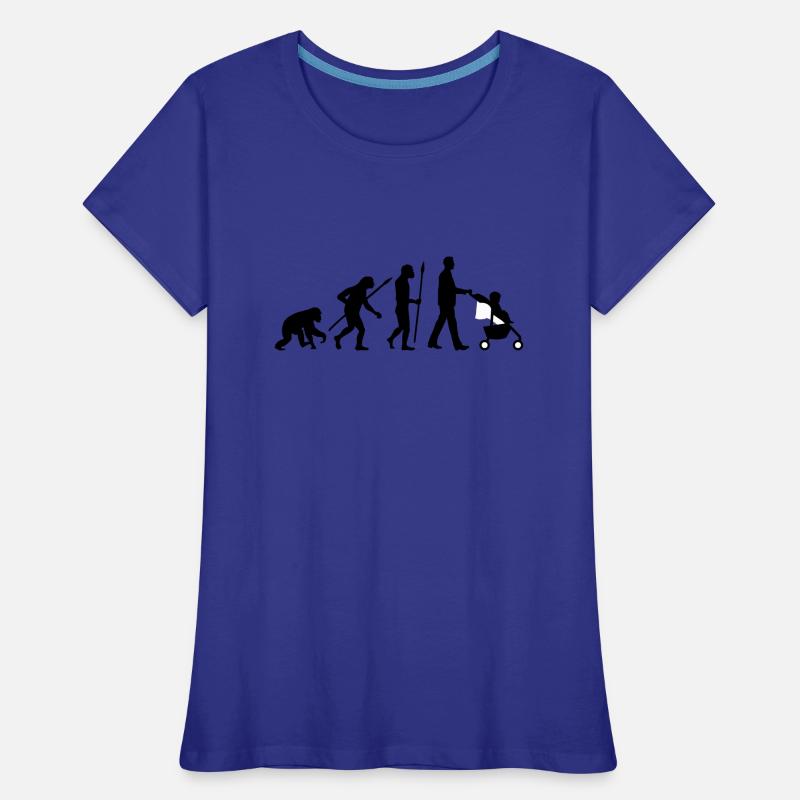 evolution_kinderkarre_032014_mann_b_2c Frauen Premium Bio T-Shirt