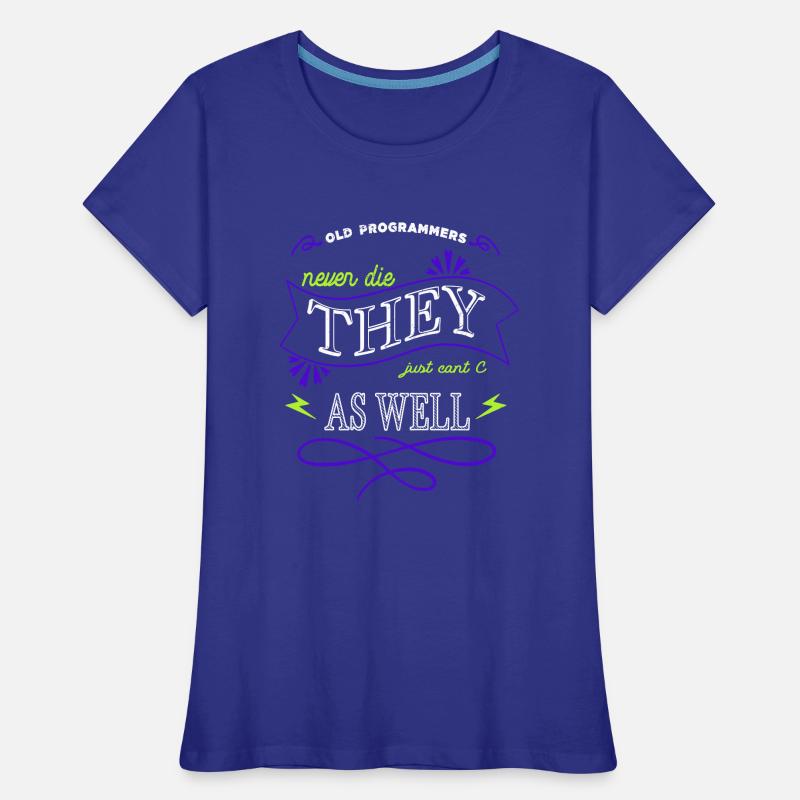 present idea fun programming computer freak Frauen Premium Bio T-Shirt