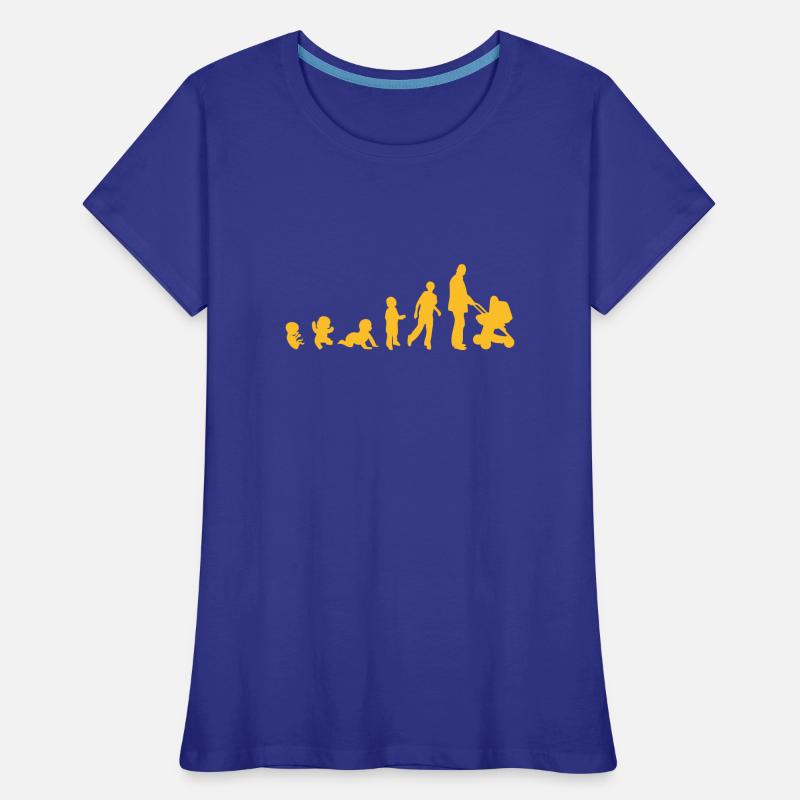 evolution papa poussette dad stroller1 T-shirt bio Premium Femme