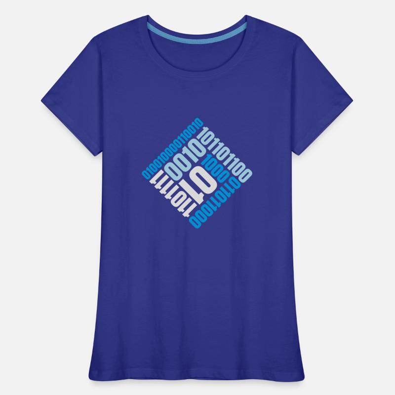 Langage de programme de code binaire T-shirt bio Premium Femme