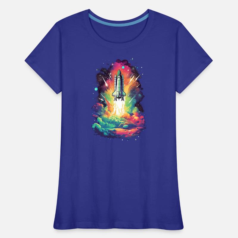 Space Shuttle Launch Women's Premium Organic T-Shirt