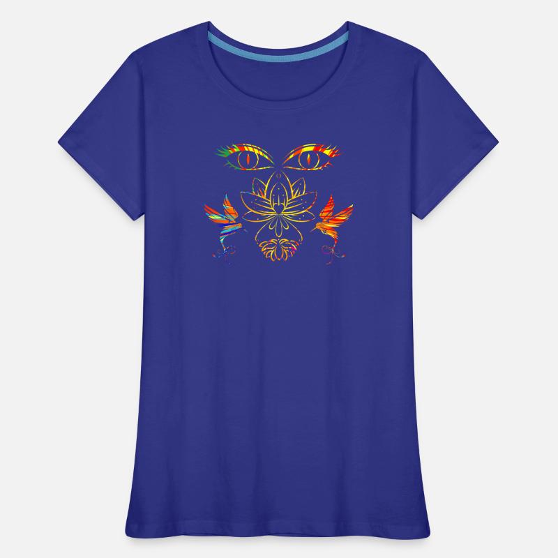 Visage zen T-shirt bio Premium Femme