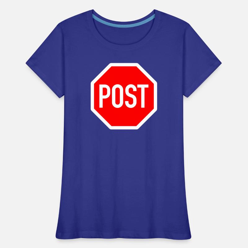 post oder stop? Frauen Premium Bio T-Shirt