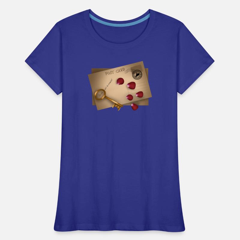 Post Card: Secrets will be released Women's Premium Organic T-Shirt