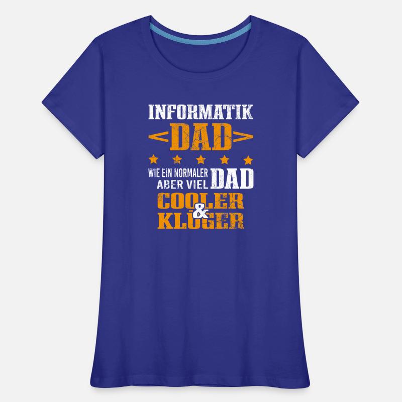 Informatiker Vater Programmierer Technik-Nerd Frauen Premium Bio T-Shirt