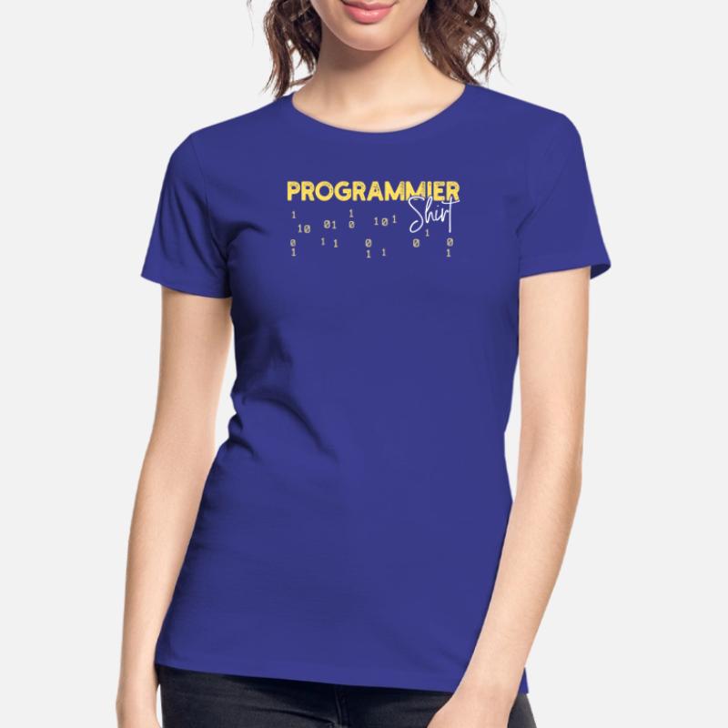 Developer Statement Coden Skripting Webentwickler Frauen Premium Bio T-Shirt