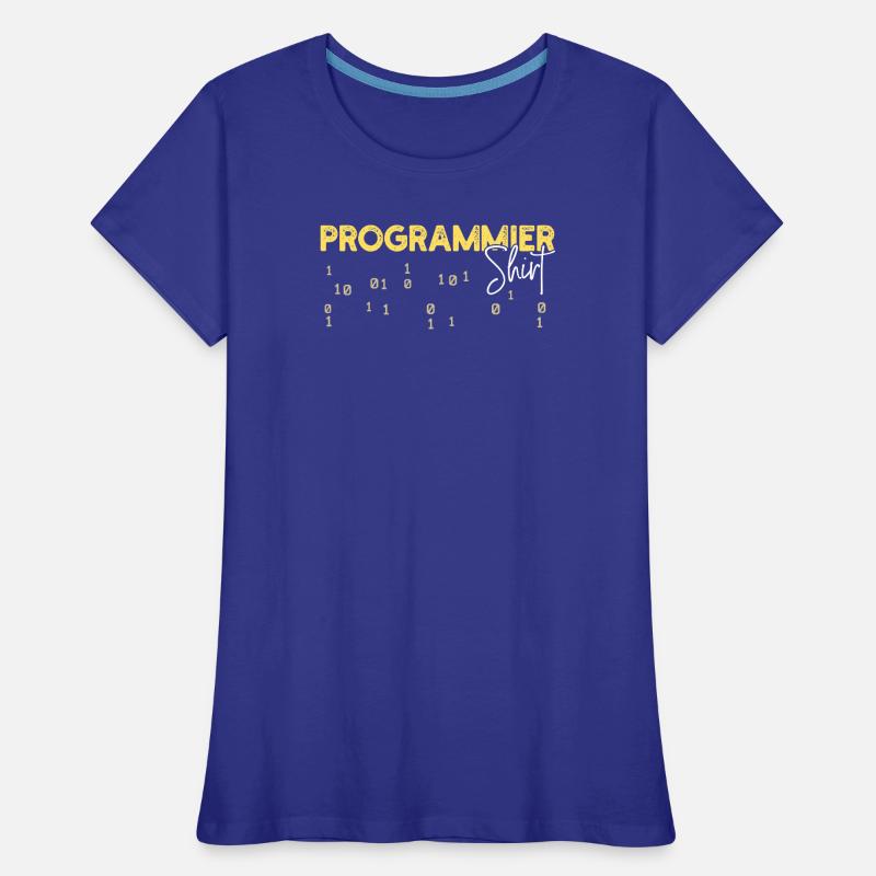 Developer Statement Coden Skripting Webentwickler Frauen Premium Bio T-Shirt