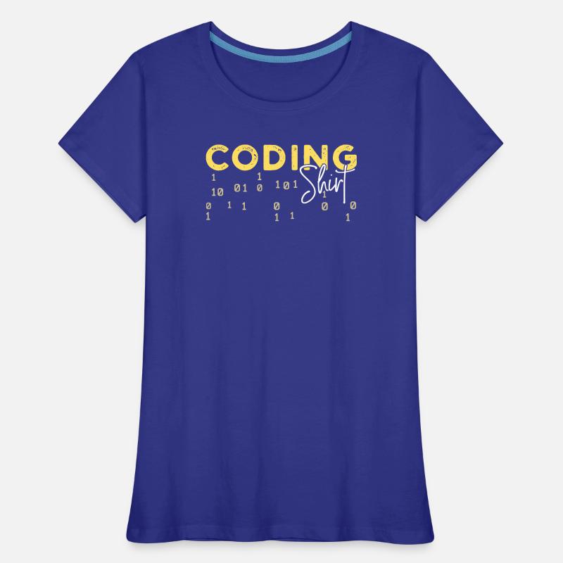 Coden Statement Développeur Programmeur Scripting T-shirt bio Premium Femme