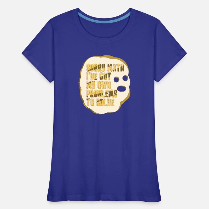 Math Nerd Students University Professor Mathematics Women's Premium Organic T-Shirt
