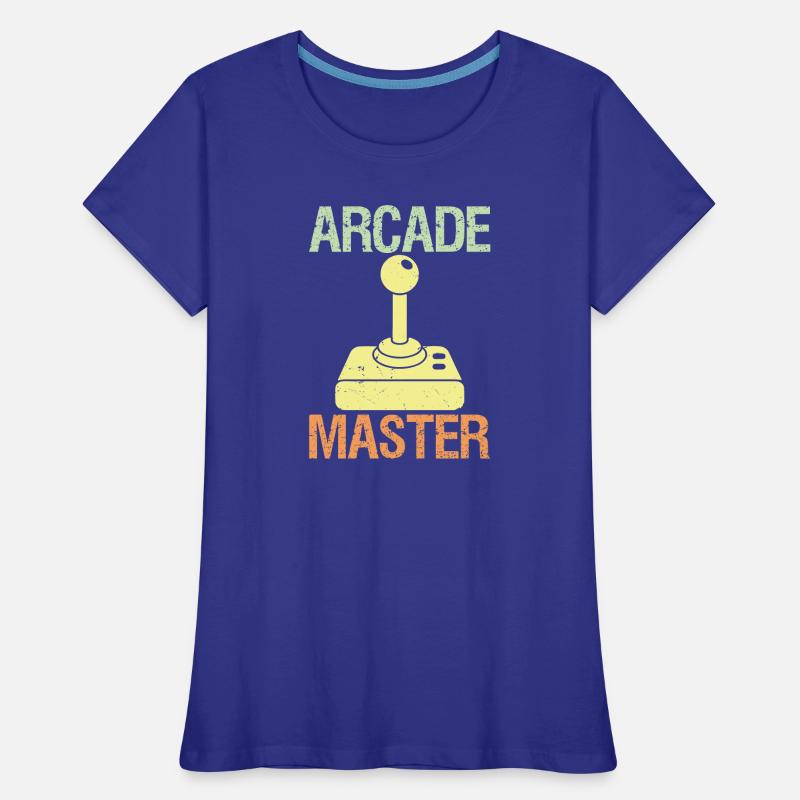 Arcade Master Classic Controller Retro Gaming  Frauen Premium Bio T-Shirt