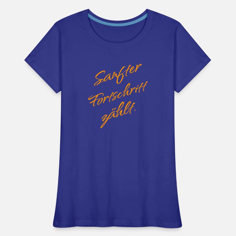 Le progrès doux compte – Mentalité de croissance T-shirt bio Premium Femme