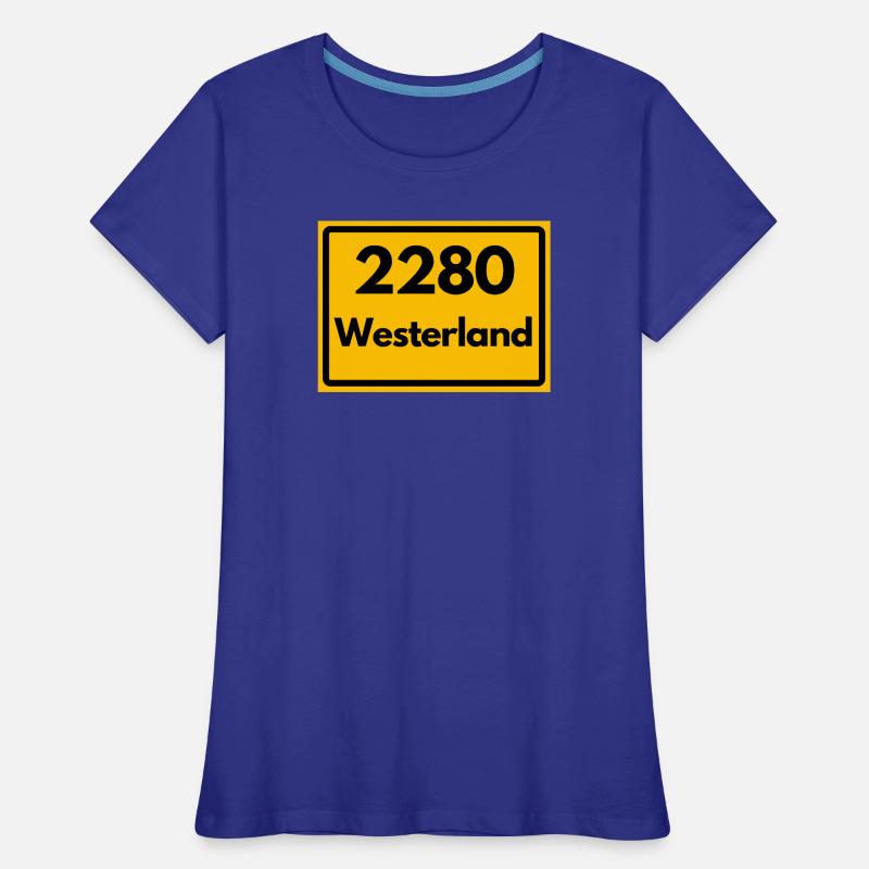 OLD POSTCODE POSTCODE RETRO 2280 WESTERLAND – SYLT Women's Premium Organic T-Shirt
