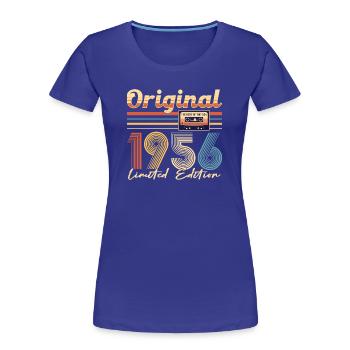 70th birthday, 70 years, original 1956 - Women's Premium Organic T-Shirt - royal blue - Front - Mia (176cm)