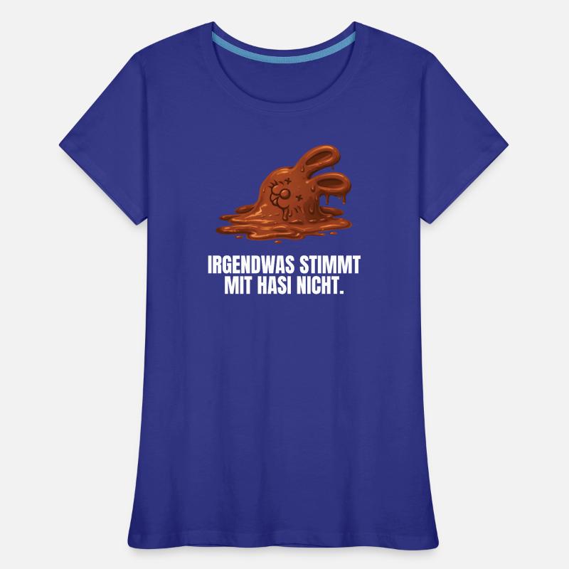 Something's wrong with bunny Easter Women's Premium Organic T-Shirt