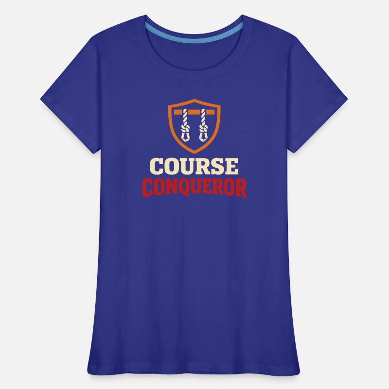 Parcours d’obstacles Course d’obstacles OCR T-shirt bio Premium Femme