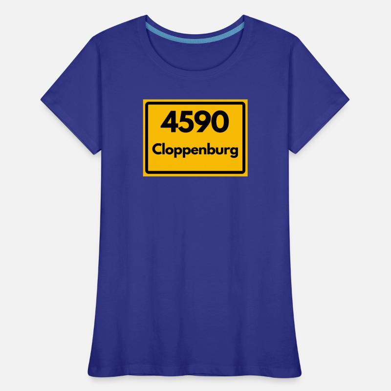 OLD POSTCODE POSTCODE RETRO 4590 CLOPPENBURG Women's Premium Organic T-Shirt