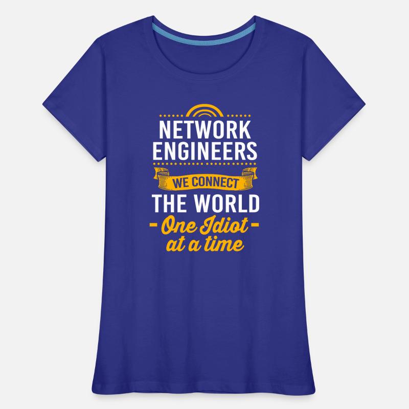 Network Engineer Programmer Computer Scientist Women's Premium Organic T-Shirt