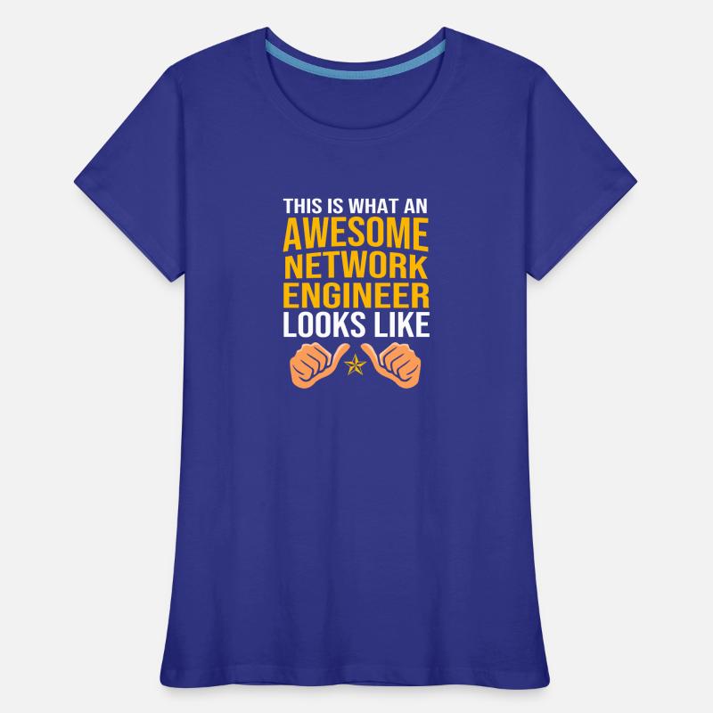Network Engineer Programmer Computer Scientist Women's Premium Organic T-Shirt