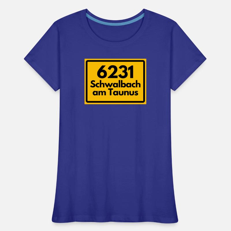 OLD POSTCODE ZIP CODE 6231 SCHWALBACH AM TAUNUS Women's Premium Organic T-Shirt