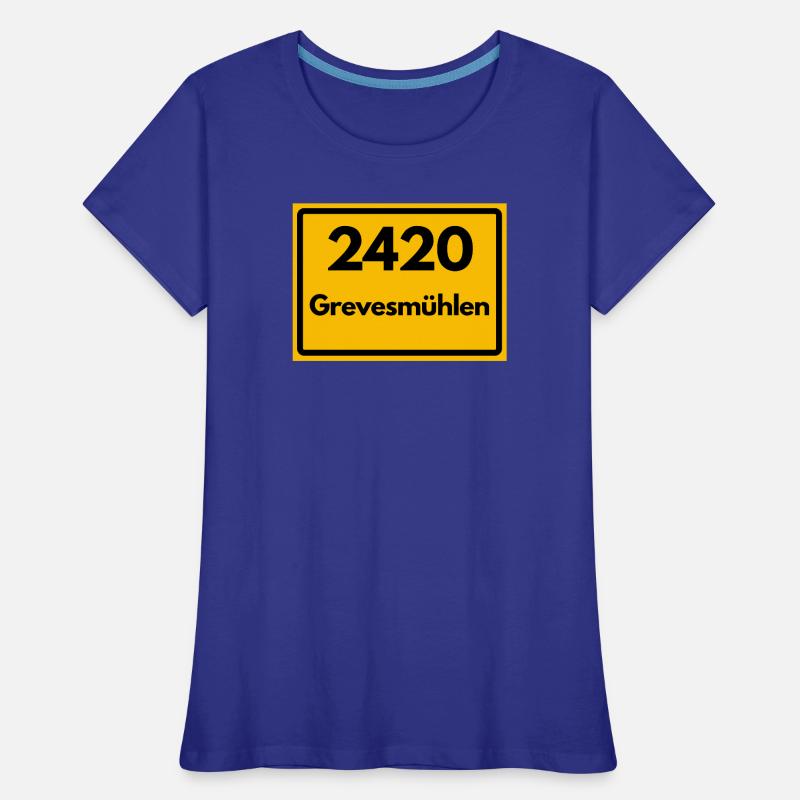 OLD POSTCODE POSTCODE RETRO 2420 GREVESMÜHLEN Women's Premium Organic T-Shirt