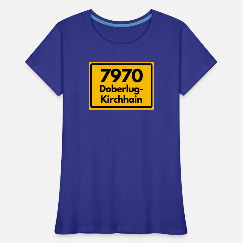 OLD POSTCODE ZIP CODE 7970 DOBERLUG KIRCHHAIN Women's Premium Organic T-Shirt