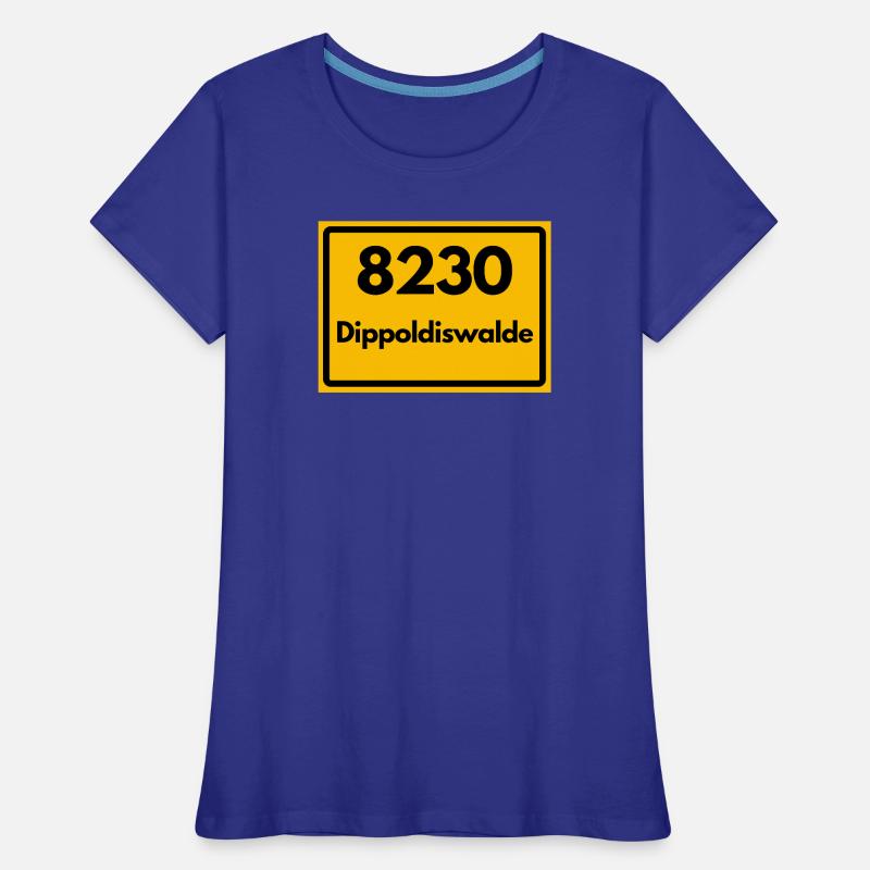 OLD POSTCODE ZIP CODE 8230 DIPPOLDISWALDE SAXONY Women's Premium Organic T-Shirt
