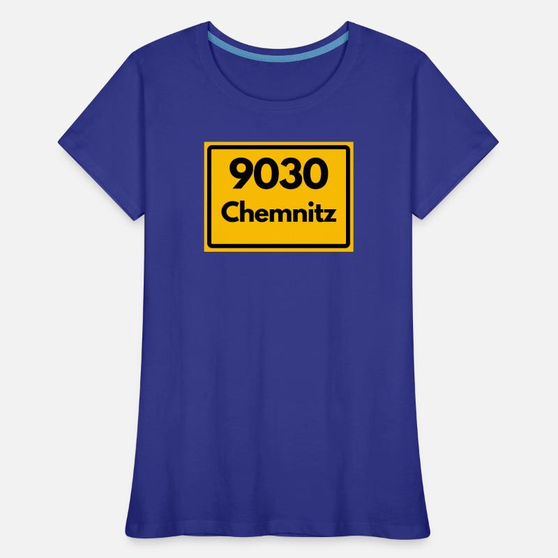 9030 CODE POSTAL SAXE CHEMNITZ ANCIEN CODE POSTAL T-shirt bio Premium Femme