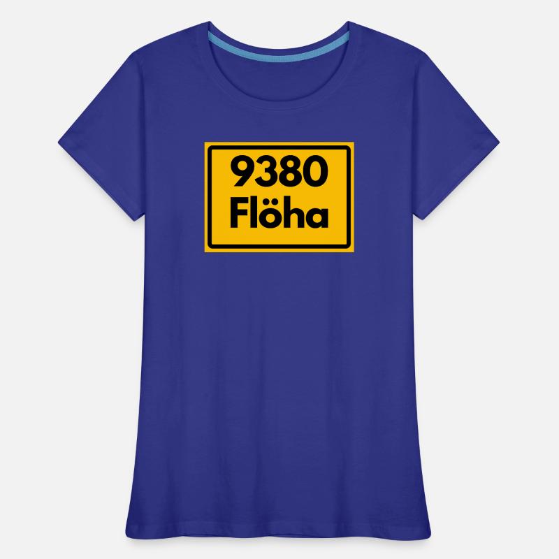 OLD POSTCODE SAXONY POSTCODE 9380 09557 FLÖHA Women's Premium Organic T-Shirt