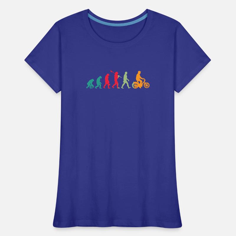 Mofa Evolution Mobylette T-shirt bio Premium Femme