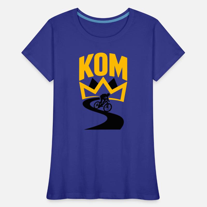 KOM – Segment de sentier de montée de vélo de VTT Korona T-shirt bio Premium Femme