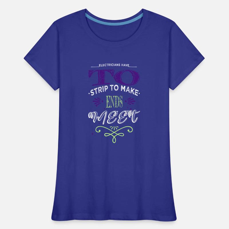 jokes engineer awesome electrical engineering Women's Premium Organic T-Shirt