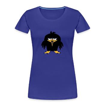 aigle bébé / baby eagle (c, 3c) - T-shirt bio Premium Femme - bleu roi - Devant - Mia (176cm)