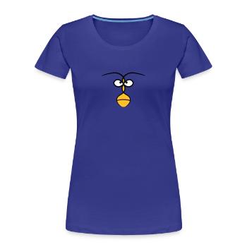 Face Tribal - Frauen Premium Bio T-Shirt - Königsblau - Vorne - Mia (176cm)