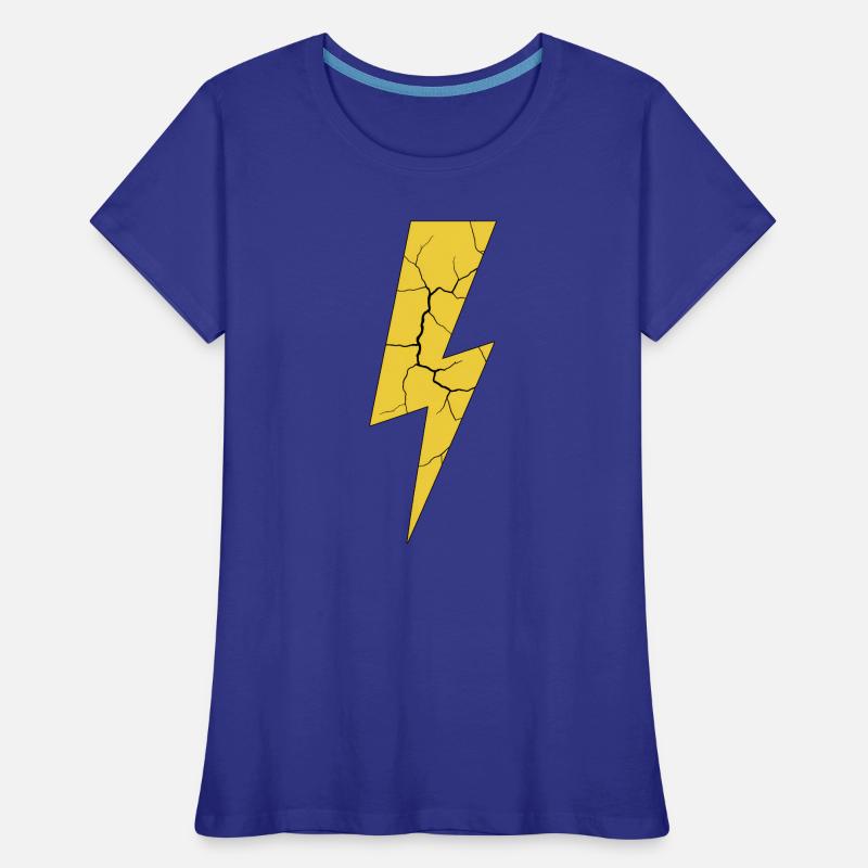 Lightning Lightning Thunderstorm Current Storm Women's Premium Organic T-Shirt