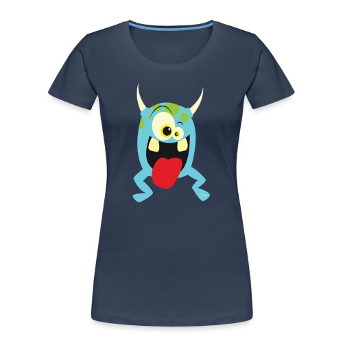 Monster blue - Vrouwen premium bio T-shirt