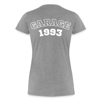 UKG UK Garage Music - Rave outfit Football - Women's Premium Organic T-Shirt - navy - Back - Mia (176cm)