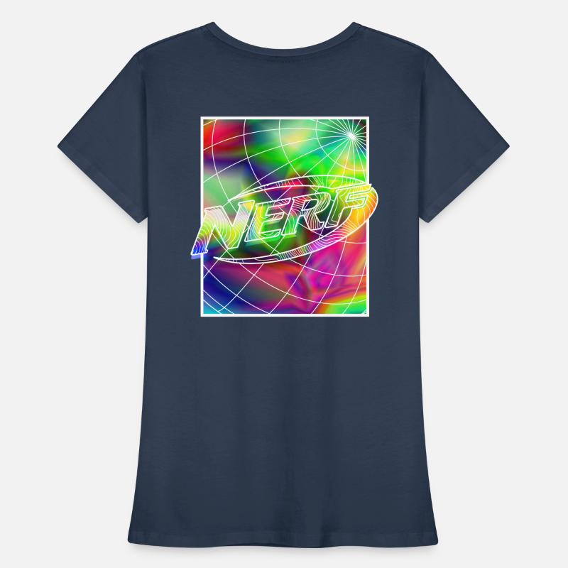 Nerf Rainbow Square Logo Women's Premium Organic T-Shirt