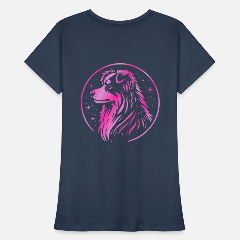 Chien de rêve Aussie rose T-shirt bio Premium Femme