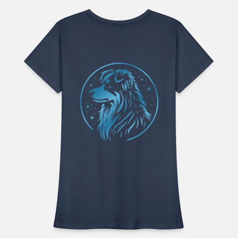 Traumhund Aussie blau Frauen Premium Bio T-Shirt
