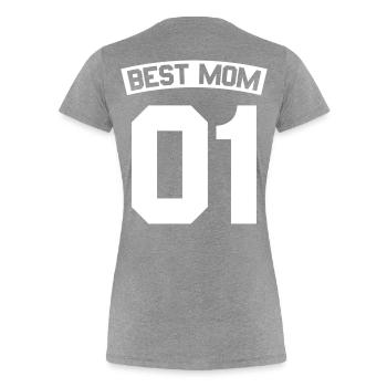 Best Mom - Frauen Premium Bio T-Shirt -  - Hinten - Mia (176cm)