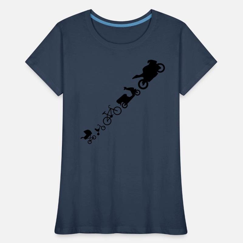 motorcycle evolution em582 Women's Premium Organic T-Shirt