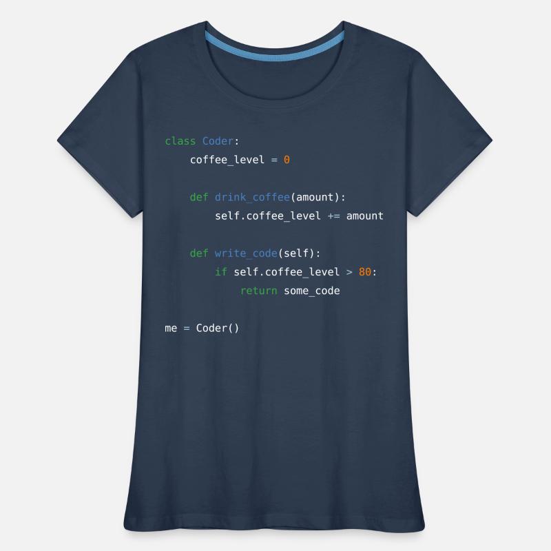 Coder Frauen Premium Bio T-Shirt