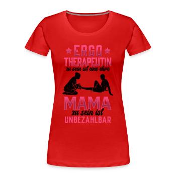 Ergotherapeutin ist eine Ehre Ergotherapie - Frauen Premium Bio T-Shirt - Navy - Vorne - Mia (176cm)