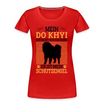 Habe einen Do Khyi Tibetanische Dogge - Frauen Premium Bio T-Shirt -  - Vorne - Mia (176cm)